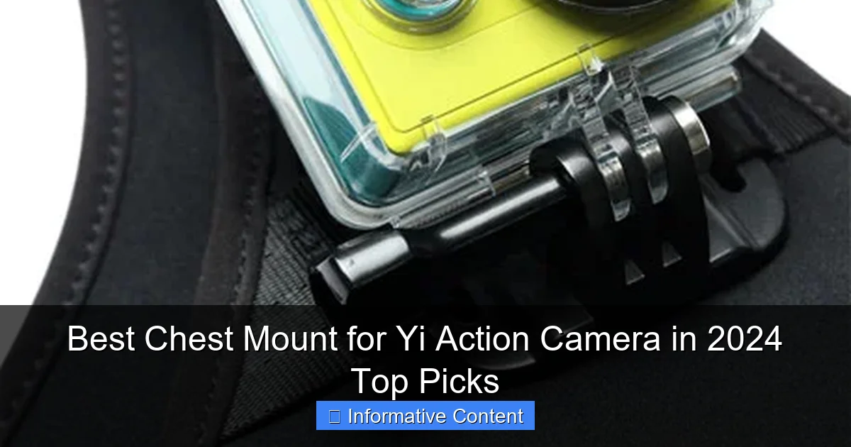 Best Chest Mount for Yi Action Camera in 2024 Top Picks