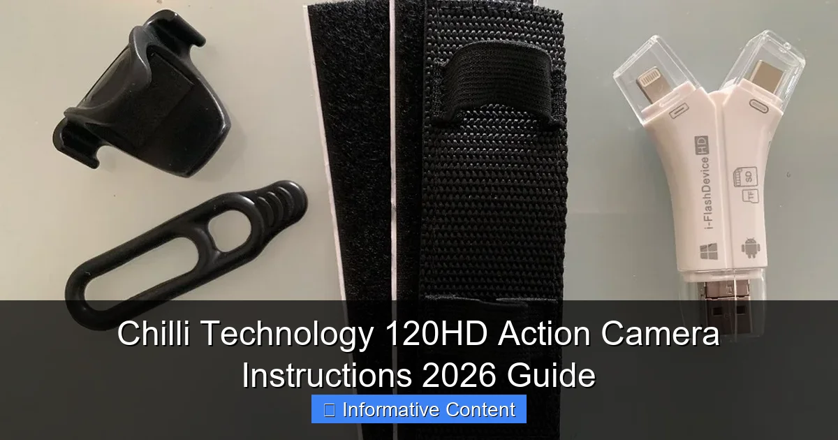 Chilli Technology 120HD Action Camera Instructions 2026 Guide