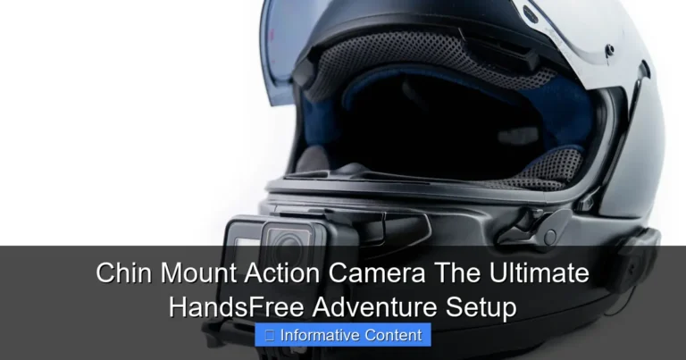 Chin Mount Action Camera The Ultimate HandsFree Adventure Setup