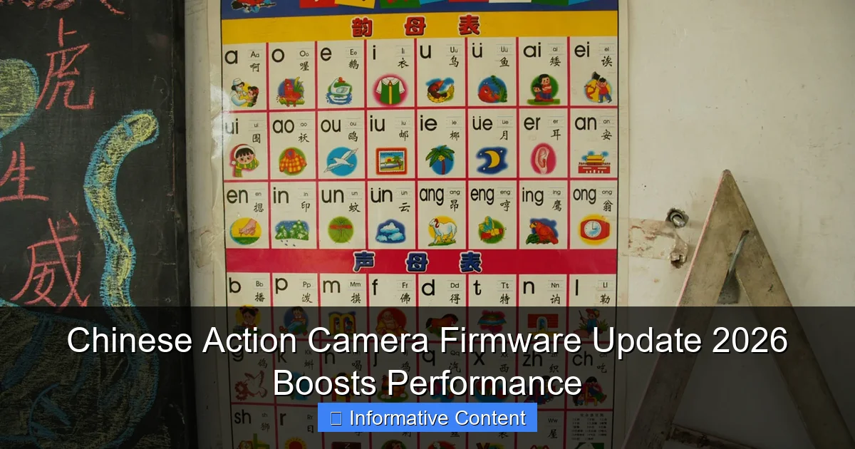 Chinese Action Camera Firmware Update 2026 Boosts Performance