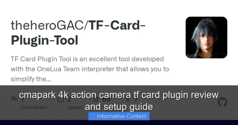 cmapark 4k action camera tf card plugin review and setup guide