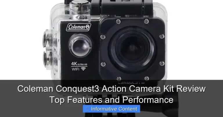 Coleman Conquest3 Action Camera Kit Review Top Features and Performance