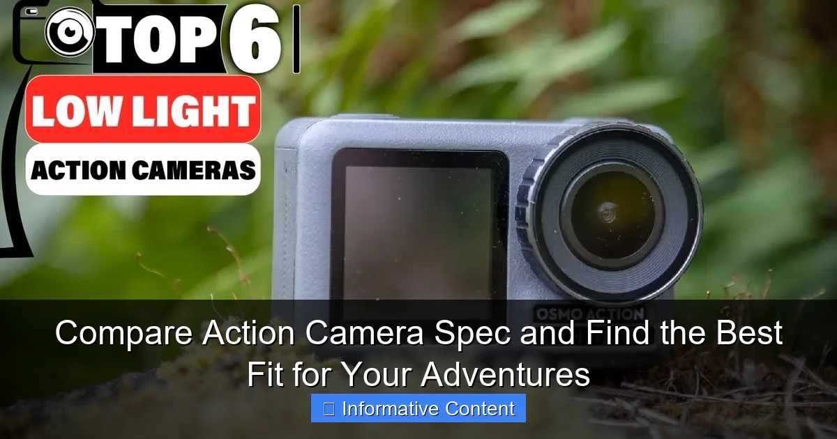Compare Action Camera Spec and Find the Best Fit for Your Adventures