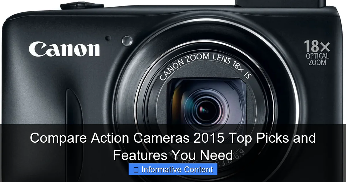 Compare Action Cameras 2015 Top Picks and Features You Need