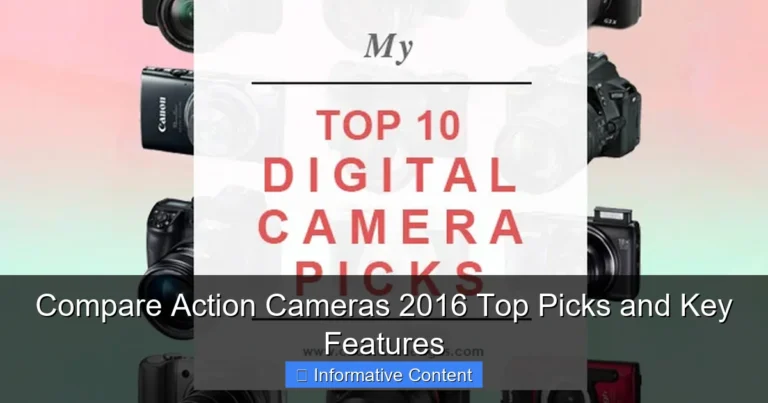 Compare Action Cameras 2016 Top Picks and Key Features