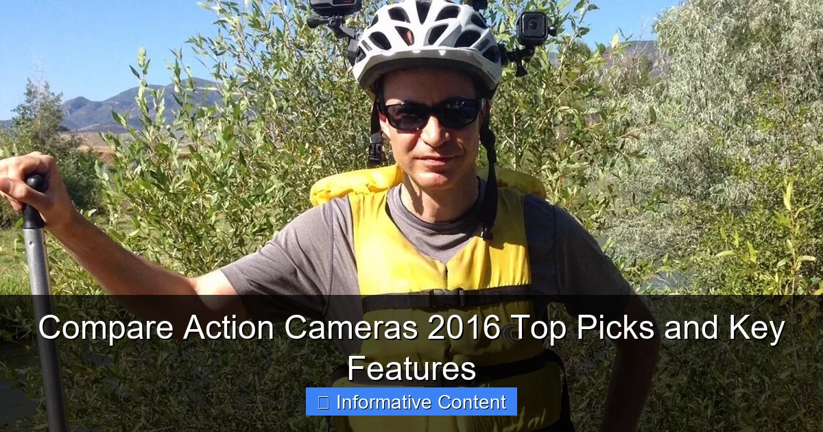 Compare Action Cameras 2016 Top Picks and Key Features