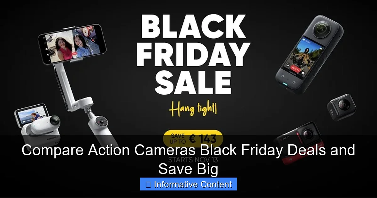 Compare Action Cameras Black Friday Deals and Save Big
