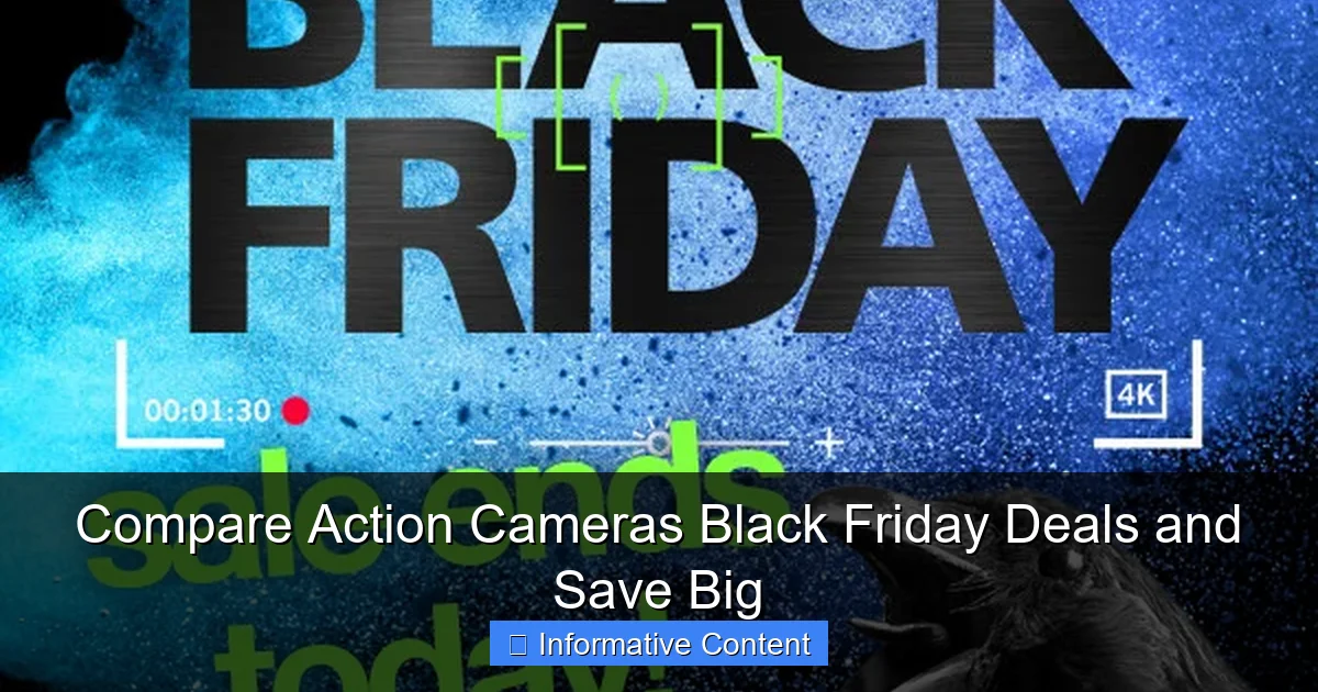 Compare Action Cameras Black Friday Deals and Save Big