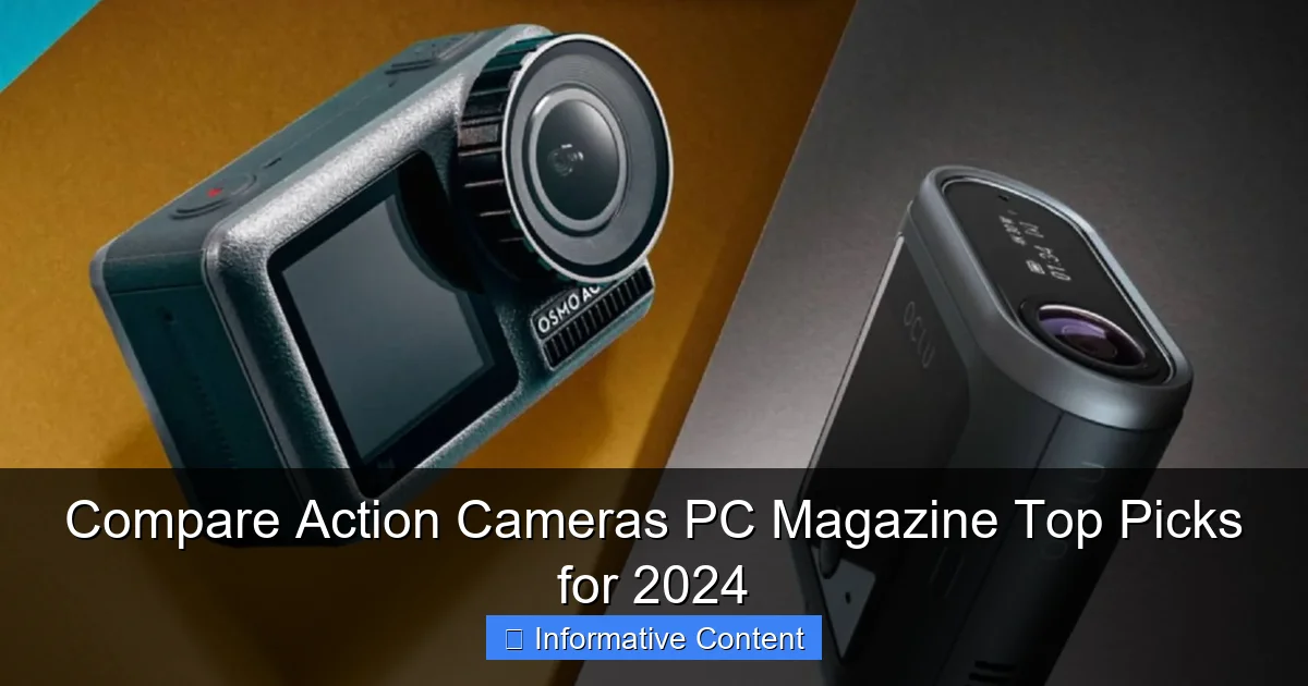 Compare Action Cameras PC Magazine Top Picks for 2024