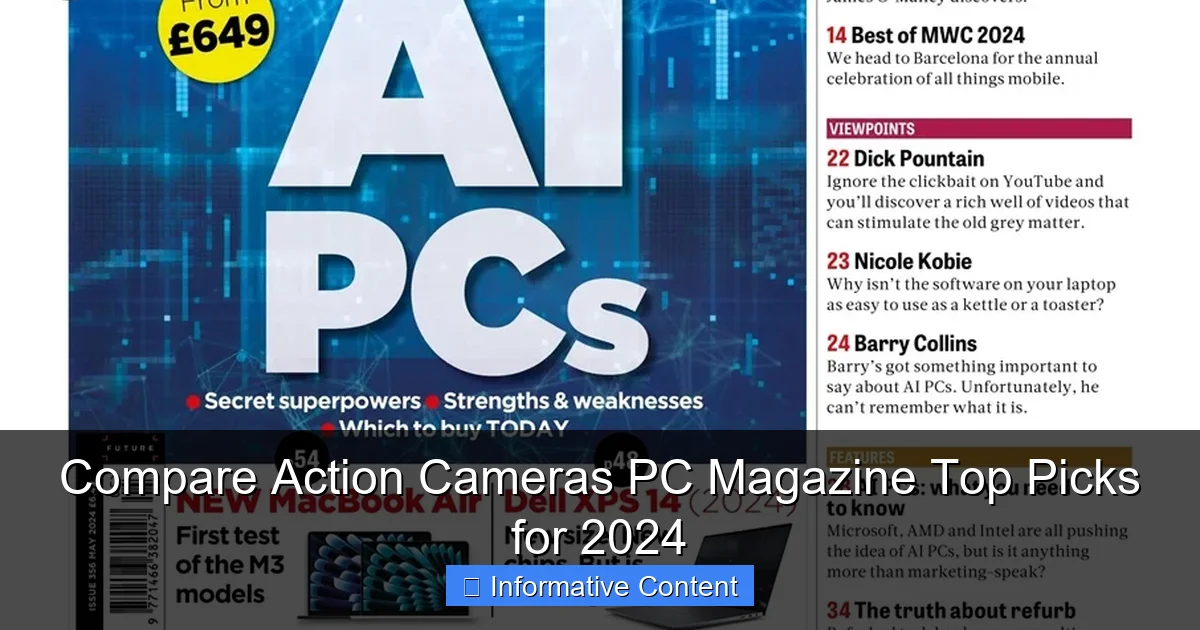 Compare Action Cameras PC Magazine Top Picks for 2024
