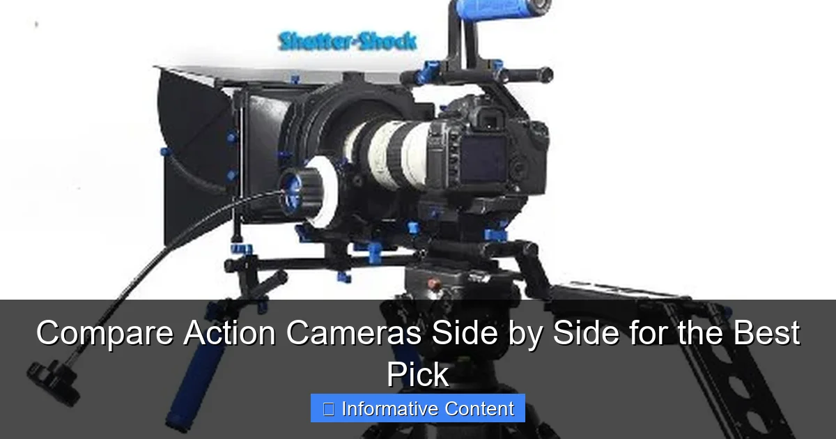 Compare Action Cameras Side by Side for the Best Pick