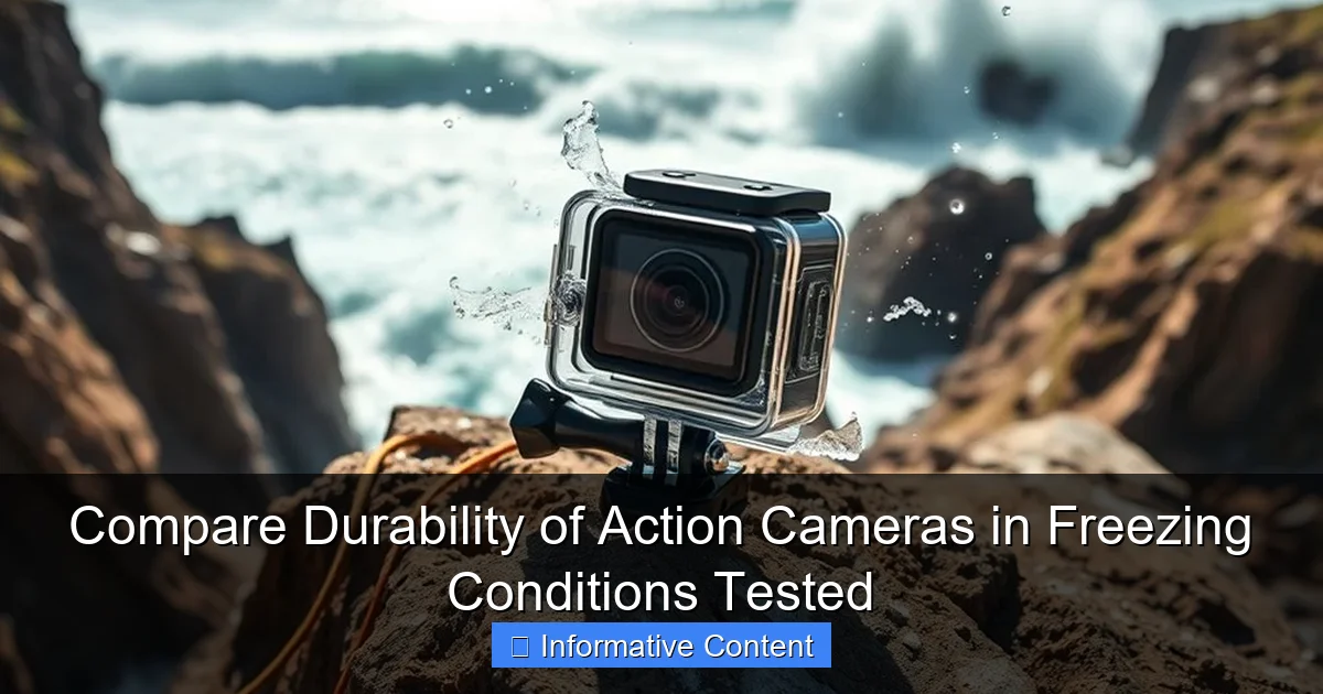 Compare Durability of Action Cameras in Freezing Conditions Tested