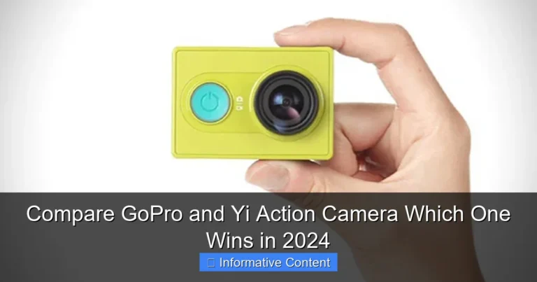 Compare GoPro and Yi Action Camera Which One Wins in 2024