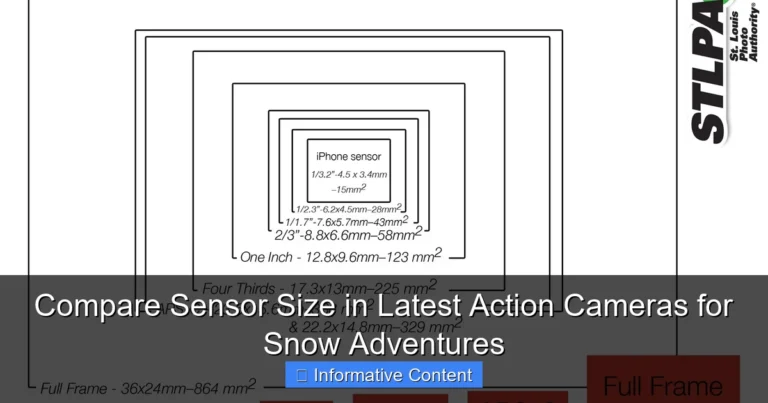 Compare Sensor Size in Latest Action Cameras for Snow Adventures