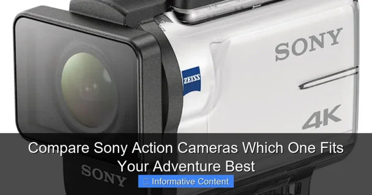 Compare Sony Action Cameras Which One Fits Your Adventure Best