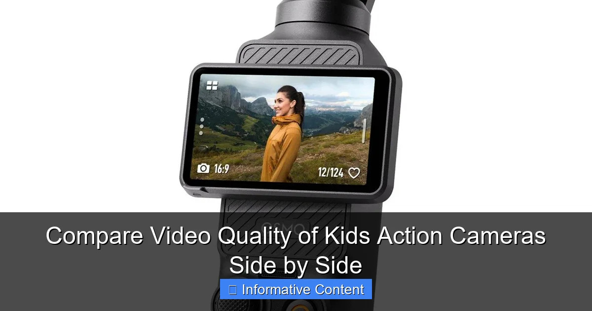 Compare Video Quality of Kids Action Cameras Side by Side