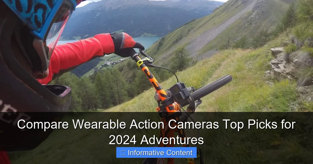 Compare Wearable Action Cameras Top Picks for 2024 Adventures