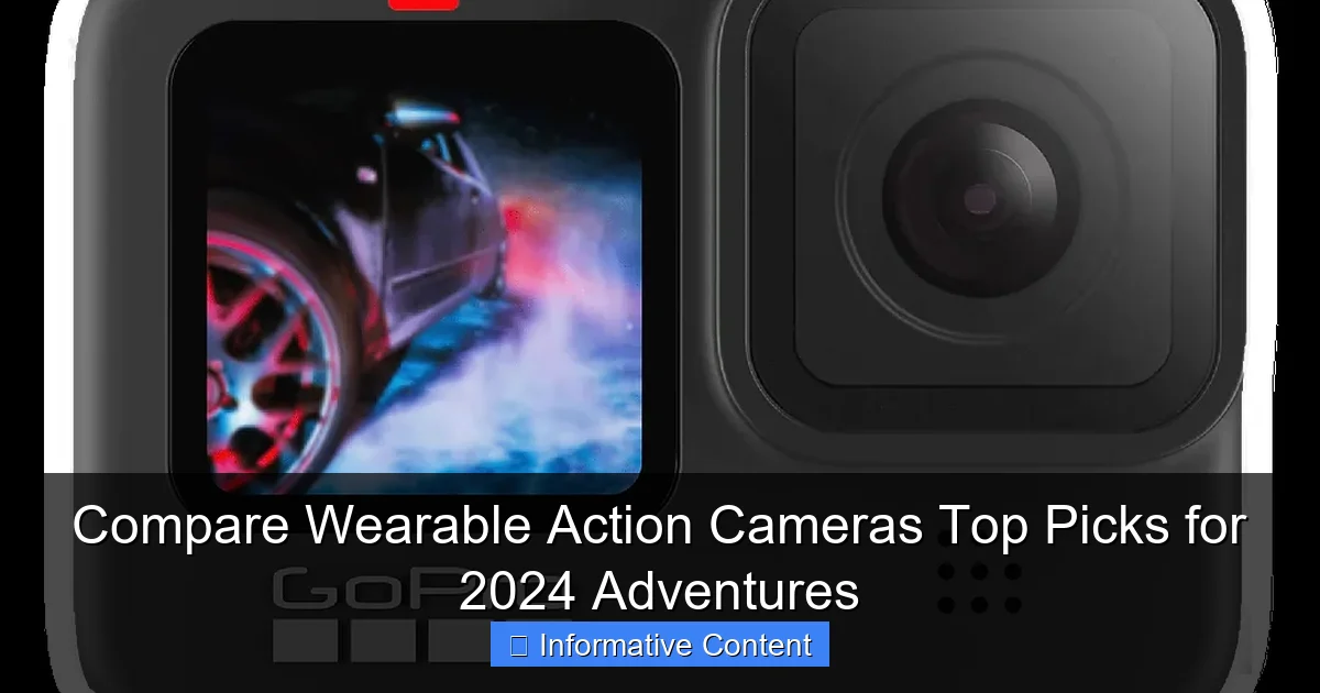 Compare Wearable Action Cameras Top Picks for 2024 Adventures