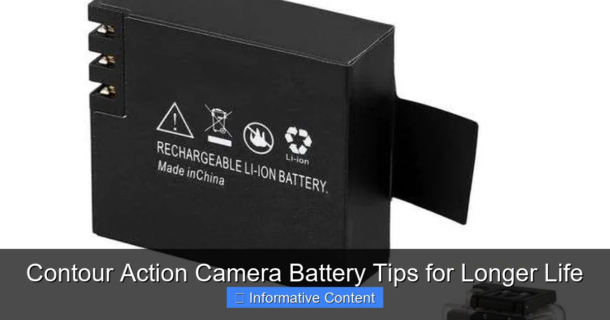 Contour Action Camera Battery Tips for Longer Life