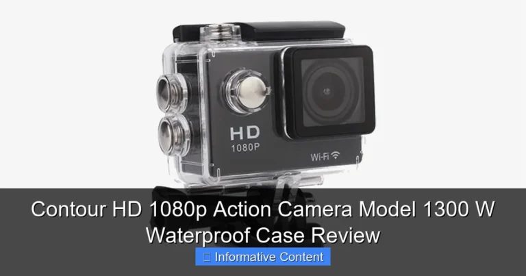 Contour HD 1080p Action Camera Model 1300 W Waterproof Case Review