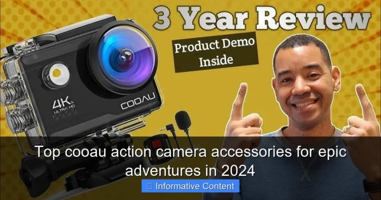 Top cooau action camera accessories for epic adventures in 2024
