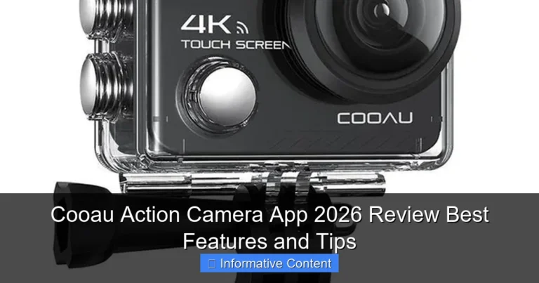 Cooau Action Camera App 2026 Review Best Features and Tips