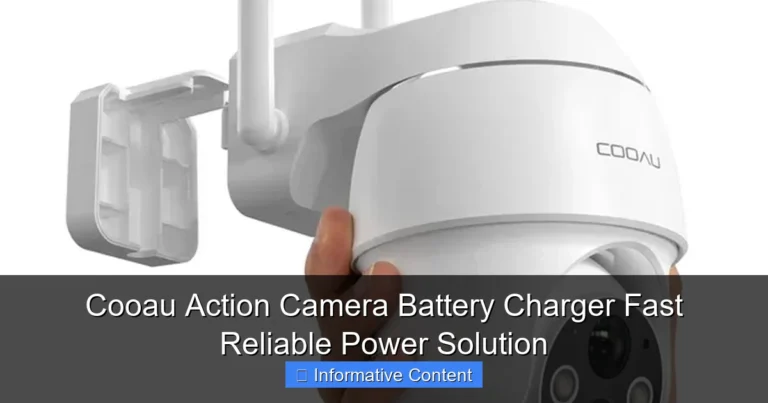 Cooau Action Camera Battery Charger Fast Reliable Power Solution