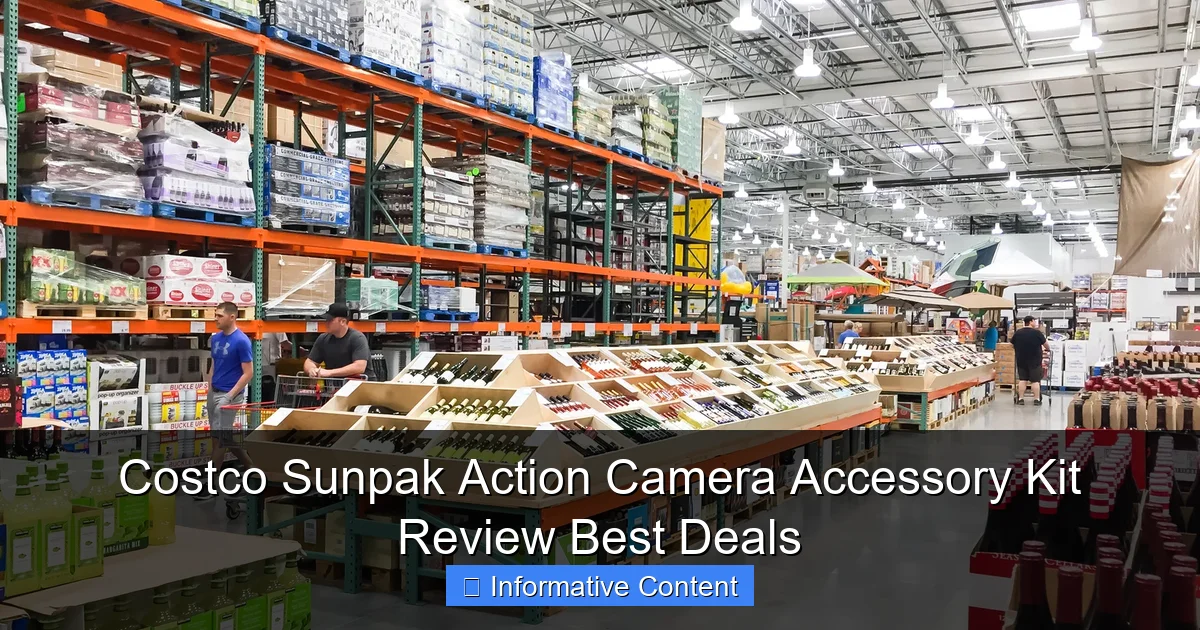 Costco Sunpak Action Camera Accessory Kit Review Best Deals