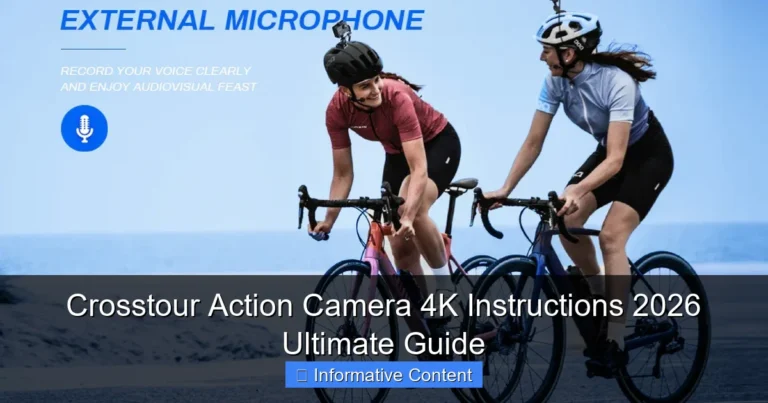 Crosstour Action Camera 4K Instructions 2026 Ultimate Guide
