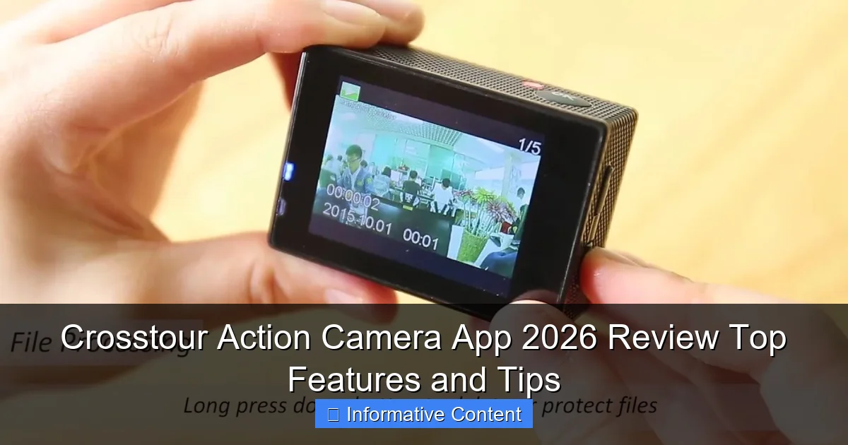 Crosstour Action Camera App 2026 Review Top Features and Tips