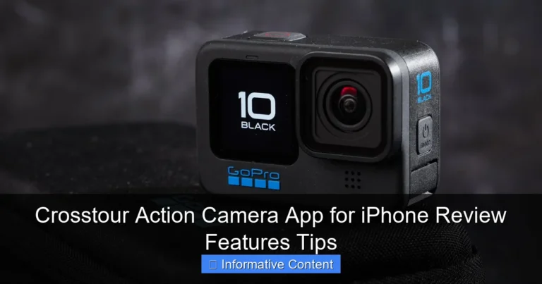 Crosstour Action Camera App for iPhone Review Features Tips