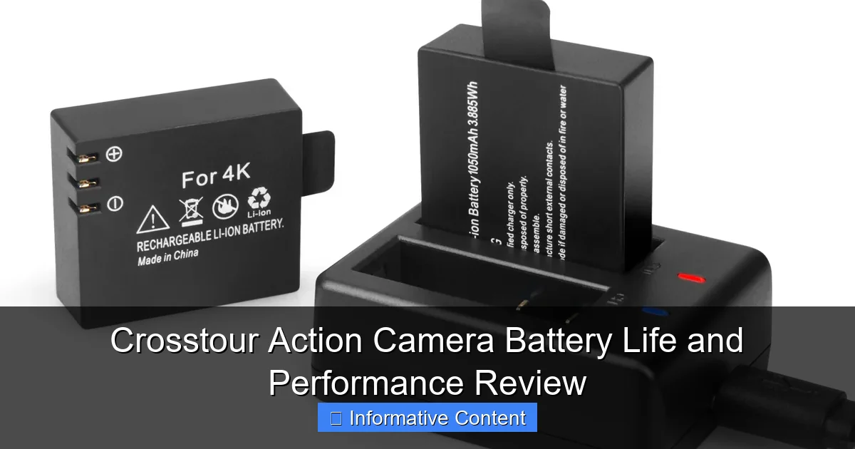 Crosstour Action Camera Battery Life and Performance Review