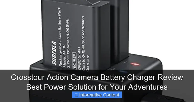 Crosstour Action Camera Battery Charger Review Best Power Solution for Your Adventures