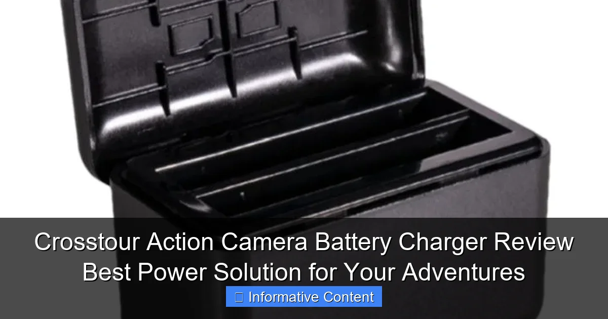 Crosstour Action Camera Battery Charger Review Best Power Solution for Your Adventures