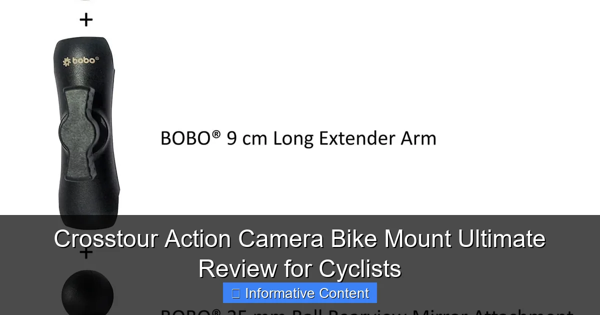 Crosstour Action Camera Bike Mount Ultimate Review for Cyclists