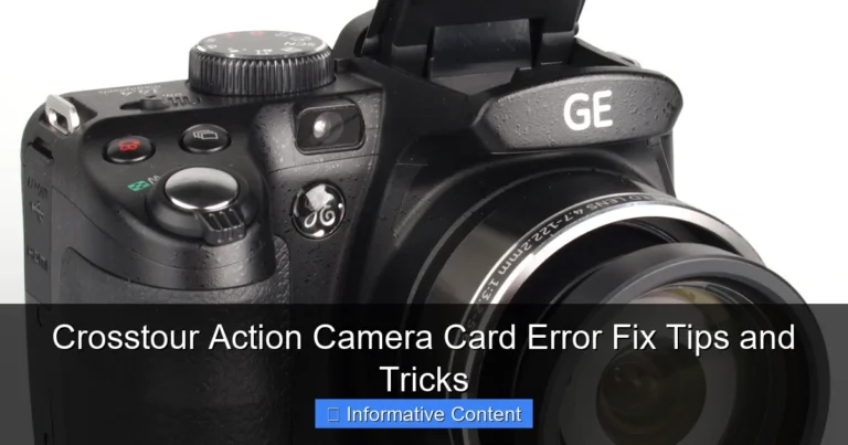 Crosstour Action Camera Card Error Fix Tips and Tricks