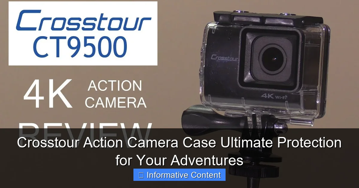 Crosstour Action Camera Case Ultimate Protection for Your Adventures