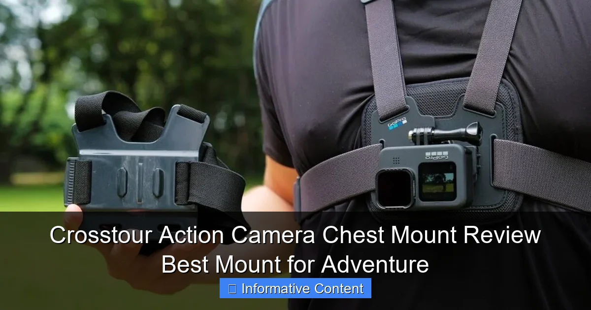 Crosstour Action Camera Chest Mount Review Best Mount for Adventure