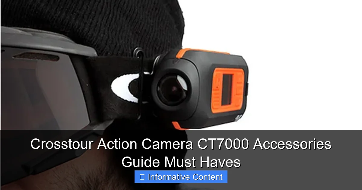 Crosstour Action Camera CT7000 Accessories Guide Must Haves