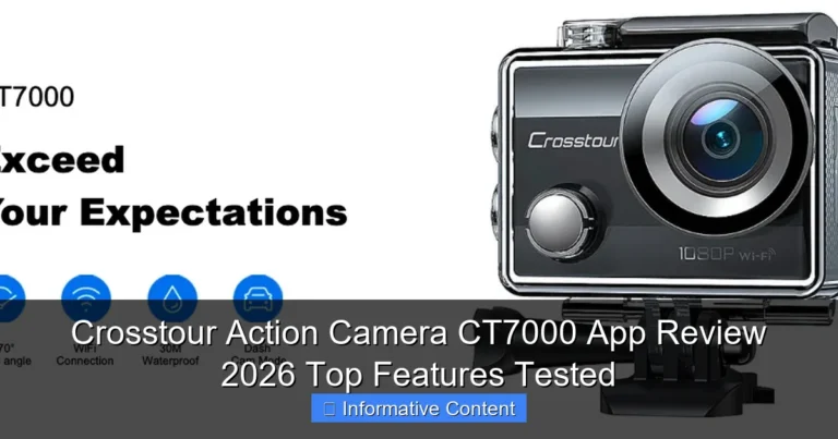 Crosstour Action Camera CT7000 App Review 2026 Top Features Tested