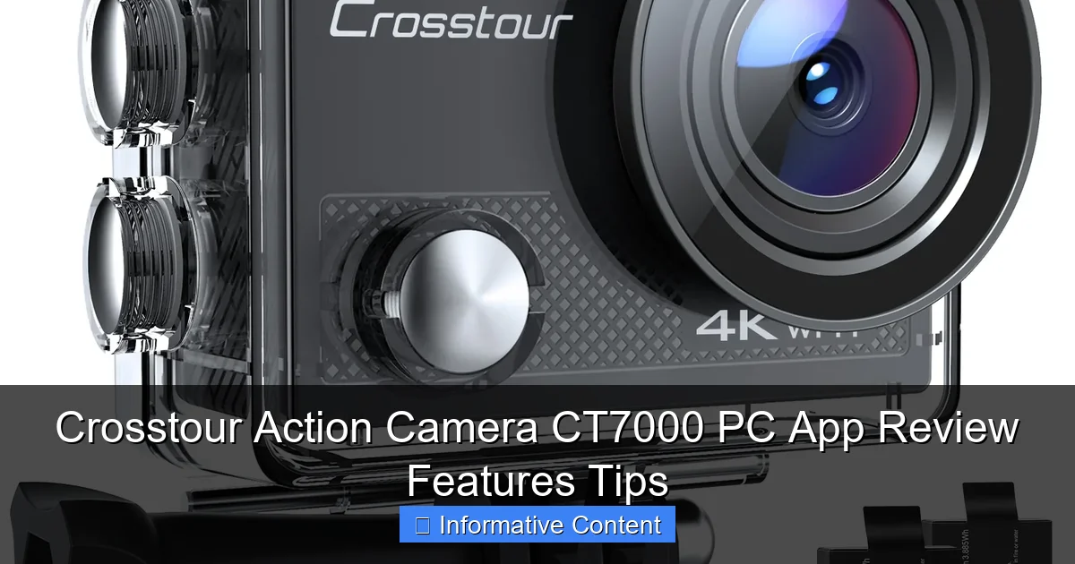 Crosstour Action Camera CT7000 PC App Review Features Tips
