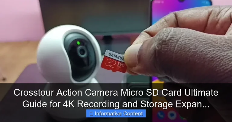 Crosstour Action Camera Micro SD Card Ultimate Guide for 4K Recording and Storage Expan...