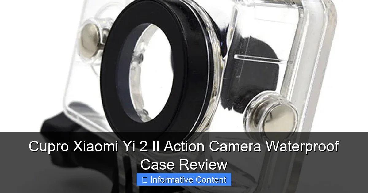 Cupro Xiaomi Yi 2 II Action Camera Waterproof Case Review