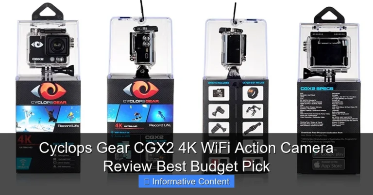 Cyclops Gear CGX2 4K WiFi Action Camera Review Best Budget Pick