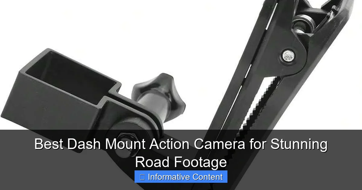 Best Dash Mount Action Camera for Stunning Road Footage