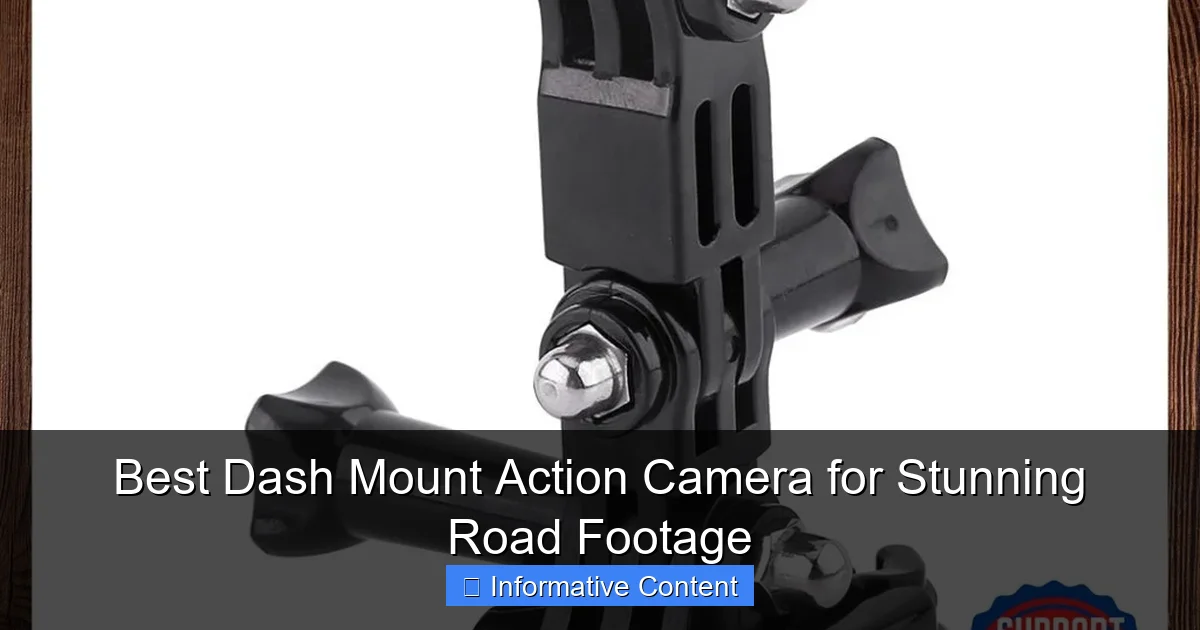 Best Dash Mount Action Camera for Stunning Road Footage