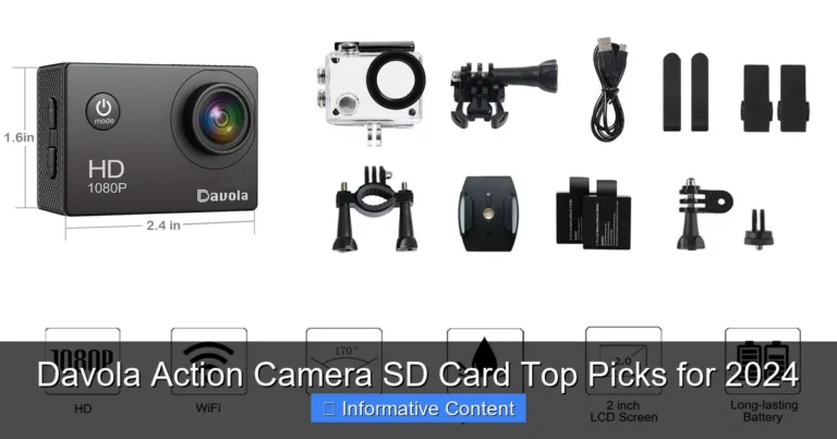 Davola Action Camera SD Card Top Picks for 2024