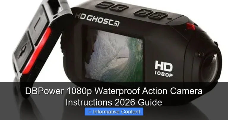DBPower 1080p Waterproof Action Camera Instructions 2026 Guide