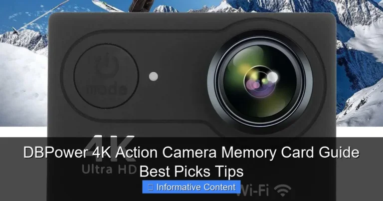 DBPower 4K Action Camera Memory Card Guide Best Picks Tips