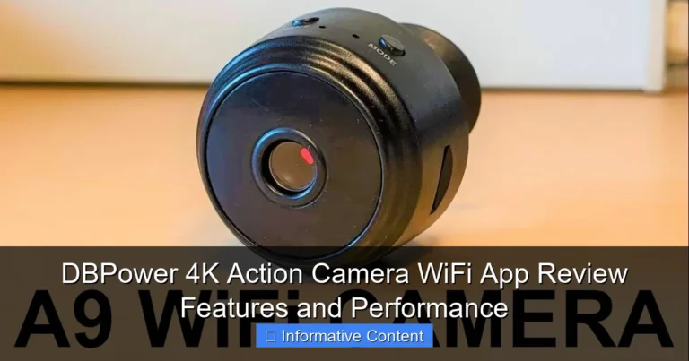 DBPower 4K Action Camera WiFi App Review Features and Performance